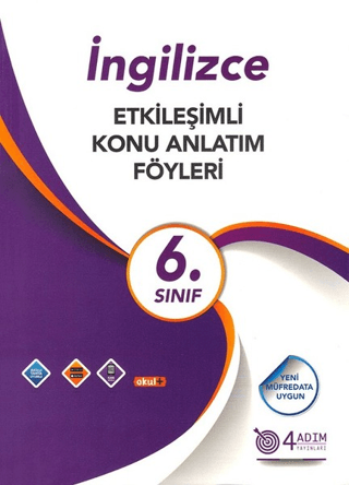 6. Sınıf İngilizce Etkileşimli Konu Anlatım Föyleri Özlem Özay