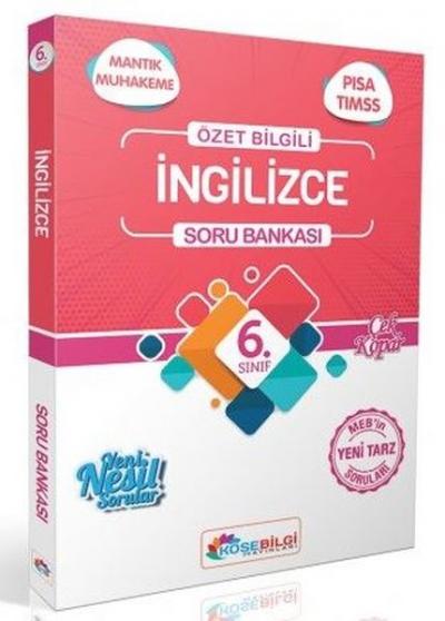 6.Sınıf İngilizce Özet Bilgili Soru Bankası Kolektif