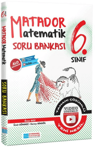 6.Sınıf Matematik Matador Video Çözümlü Soru Bankası Ümit Sönmez