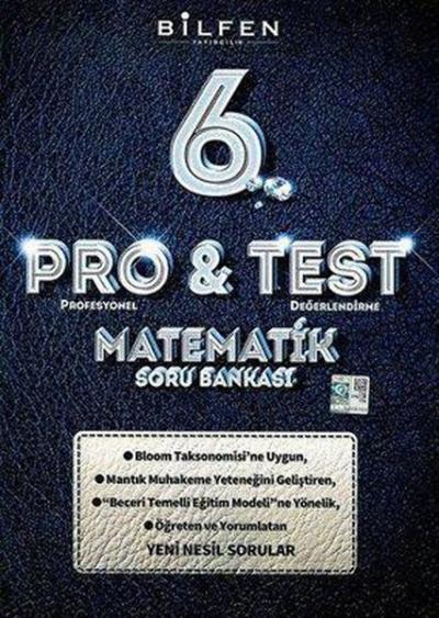 6.Sınıf Pro&Test Matematik Soru Bankası Kolektif