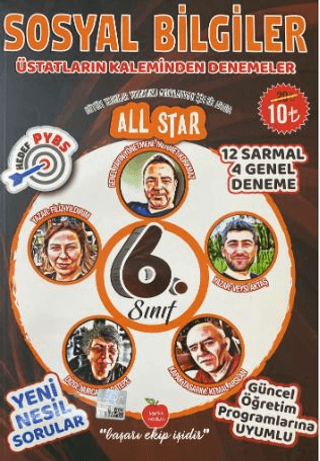 6. Sınıf Sosyal Bilgiler All Star Denemeler Kolektif