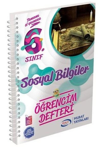 6.Sınıf Sosyal Bilgiler Öğrencim Defteri Elif Sezer