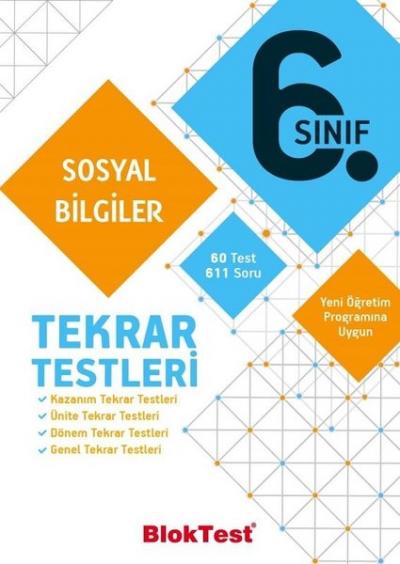 6.Sınıf Sosyal Bilgiler Tekrar Testleri Kolektif