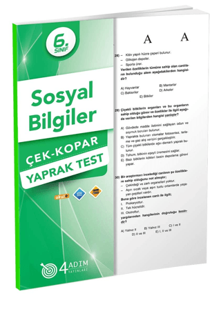 6. Sınıf Sosyal Bilgiler Yaprak Test Kolektif