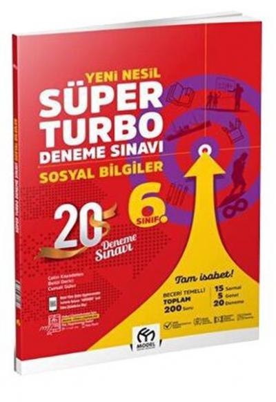 6. Sınıf Sosyal Bilgiler Yeni Nesil Süper Turbo Deneme Sınavı Betül De