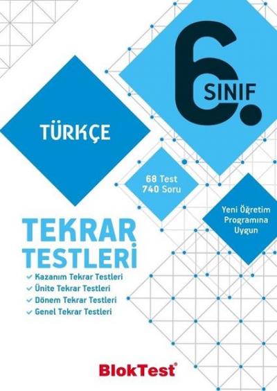 6.Sınıf Türkçe Tekrar Testleri Kolektif