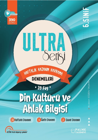 6. Sınıf Ultra Serisi Din Kültürü ve Ahlak Bilgisi Denemeleri 39 Föy K