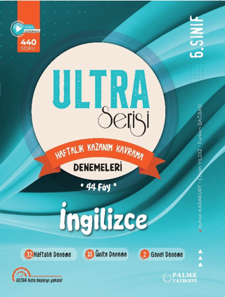 6. Sınıf Ultra Serisi İngilizce Denemeleri 44 Föy Ayhan Karakurt