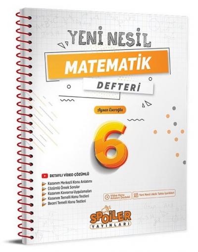 6.Sınıf Yeni Nesil Matematik Defteri Kolektif