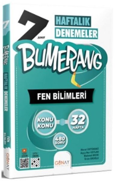 7.Sınıf Bumerang 32 Haftalık Fen Bilimleri Denemeleri Kolektif