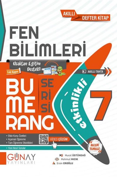 7. Sınıf Bumerang Etkinlikli Fen Bilimleri Kolektif