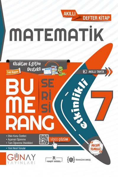 7. Sınıf Bumerang Etkinlikli Matematik Ramazan Akkuş