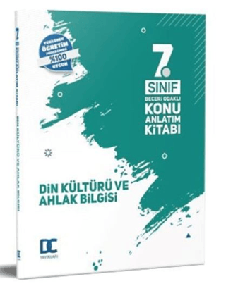 7.Sınıf Din Kültürü ve Ahlak Bilgisi Beceri Odaklı Konu Anlatım Kitabı