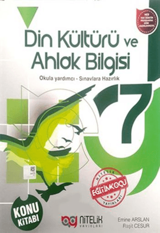 7. Sınıf Din Kültürü ve Ahlak Bilgisi Konu Kitabı Emine Arslan