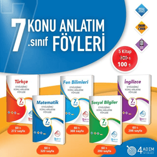 7. Sınıf Etkileşimli Konu Anlatım Föyleri Seti Kolektif