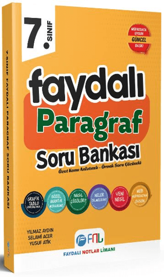 7. Sınıf Faydalı Paragraf Soru Bankası Yılmaz Aydın