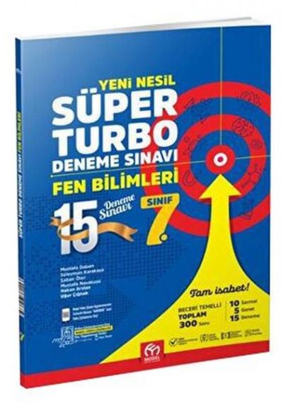 7. Sınıf Fen Bilimleri Yeni Nesil Süper Turbo Deneme Sınavı Kolektif