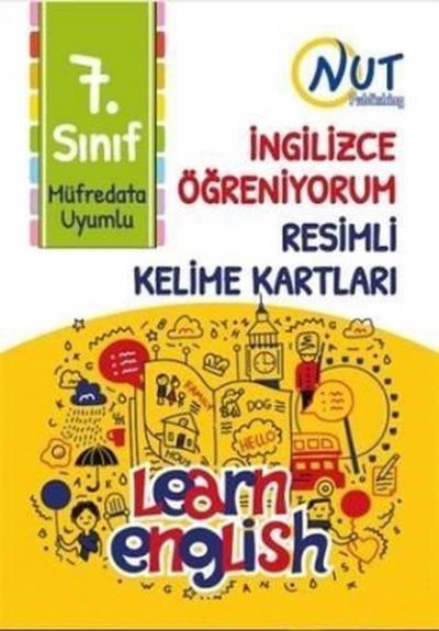 7. Sınıf İngilizce Öğreniyorum Resimli Kelime Kartları Kolektif