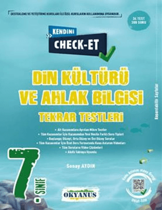 7. Sınıf Kendini Check - Et Din Kültürü Ve Ahlak Bilgisi Tekrar Testle