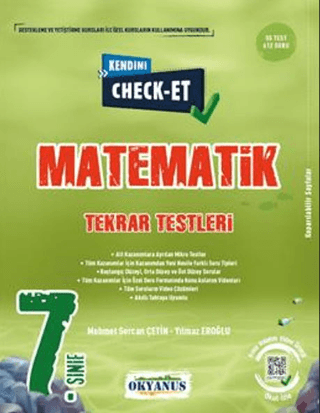 7. Sınıf Kendini Check - Et Matematik Tekrar Testleri Kolektif