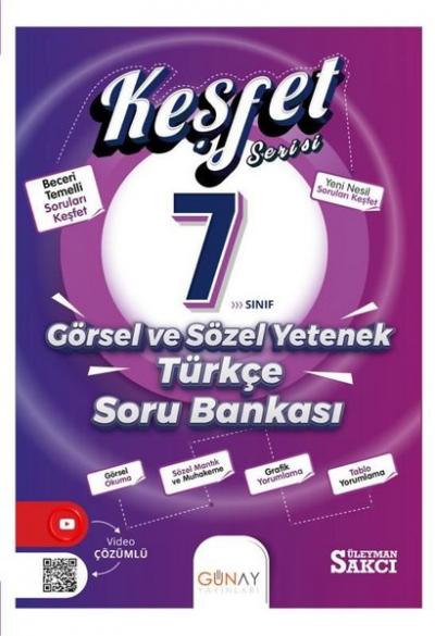 7. Sınıf Keşfet Serisi Görsel Ve Sözel Yetenek Soru Bankası Süleyman S