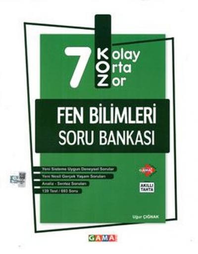 7.Sınıf Koz Fen Bilimleri Soru Bankası Uğur Çığnak