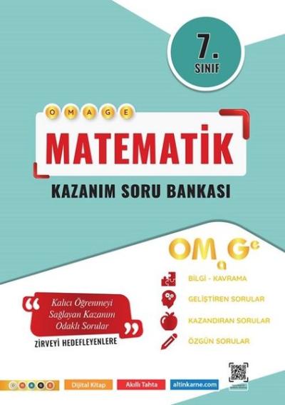 7. Sınıf Omage Kazanım Matematik Soru Bankası Kolektif