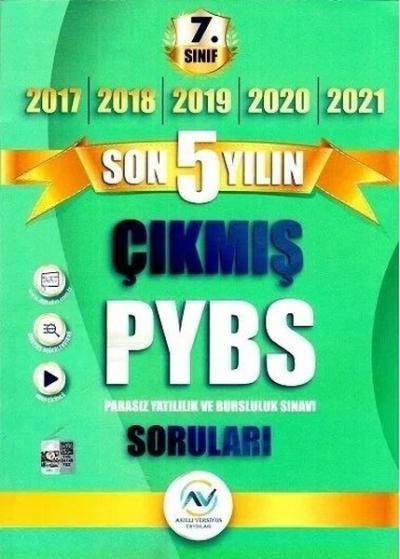 7.Sınıf PYBS Son 5 Yıl Çıkmış Sorular Kolektif