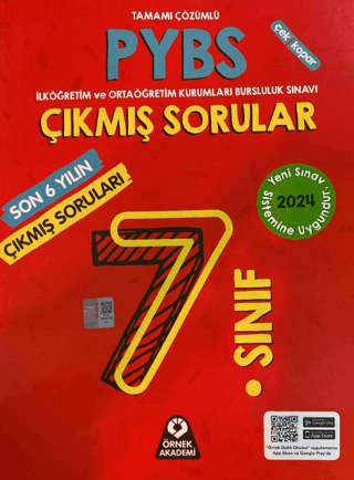 7. Sınıf PYBS Son 6 Yılın Çıkmış Soruları Kolektif