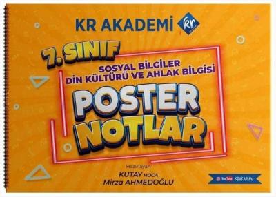 7.Sınıf Sosyal Bilgiler Din Kültürü ve Ahlak Bilgisi Poster Notlar Kol