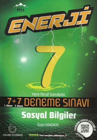 7. Sınıf Sosyal Bilgiler Enerji 7+7 Deneme Sınavı Özgür Güvercin