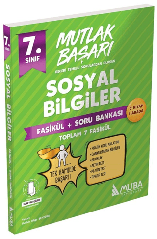 7. Sınıf Sosyal Bilgiler Fasiküller + Soru Bankası Kutluk Bilge Şentür