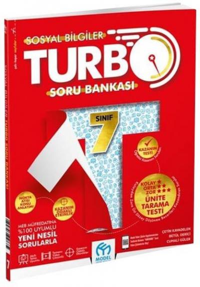 7. Sınıf Turbo Sosyal Bilgiler Soru Bankası Betül Derici