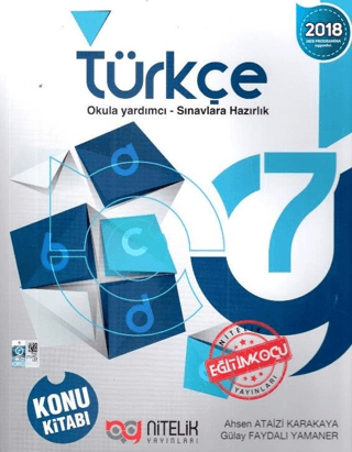 7. Sınıf Türkçe Konu Kitabı Ahsen Ataizi Karakaya