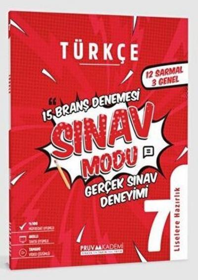 7. Sınıf Türkçe Sınav Modu 15 Deneme Kolektif