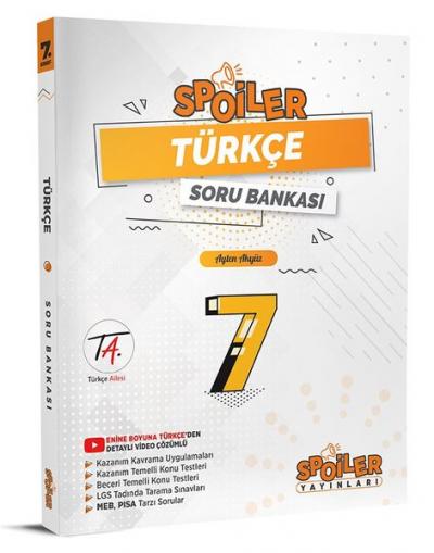 7.Sınıf Türkçe Spoiler Soru Bankası Kolektif