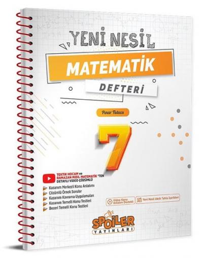 7.Sınıf Yeni Nesil Matematik Defteri Kolektif