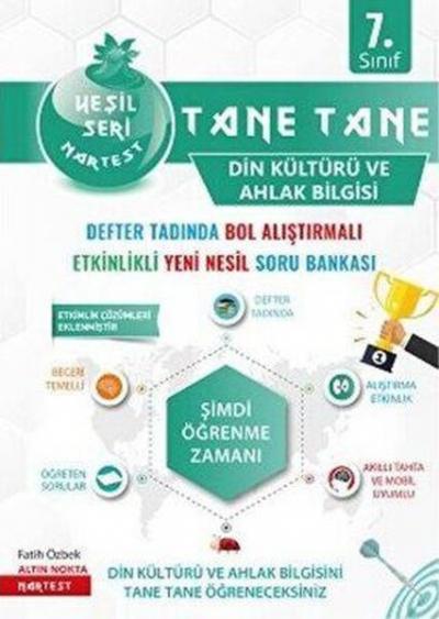 7. Sınıf Yeşil Tane Tane Din Kültürü Ve Ahlak Bilgisi Soru Bankası Kol