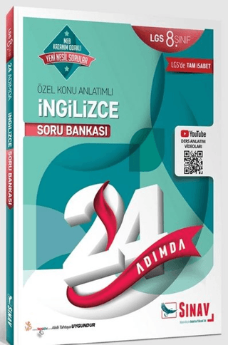 8. Sınıf 24 Adımda İngilizce Soru Bankası Kolektif