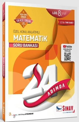 8. Sınıf 24 Adımda Matematik Soru Bankası Kolektif