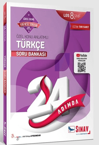 8. Sınıf 24 Adımda Türkçe Soru Bankası Kolektif