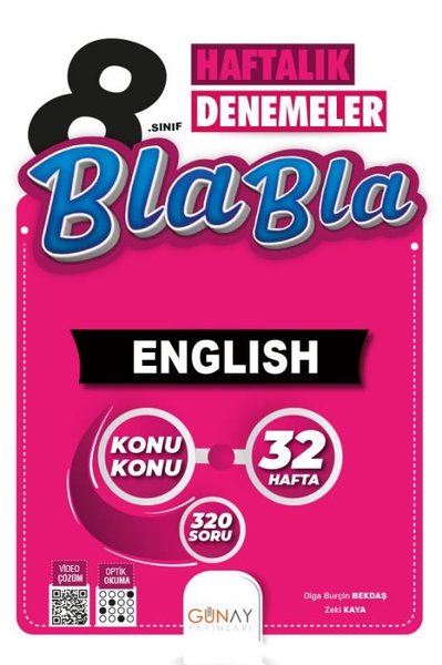 8. Sınıf 32 Haftalık Bla Bla İngilizce Denemeleri Olga Burçin Bekdaş