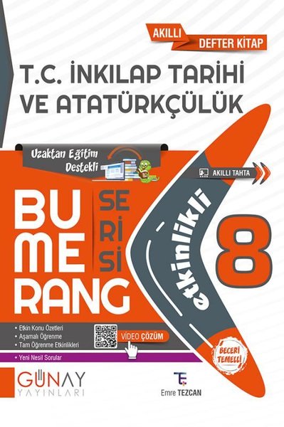 8. Sınıf Bumerang Etkinlikli T.C. İnkılap Tarihi Ve Atatürkçülük Emre 