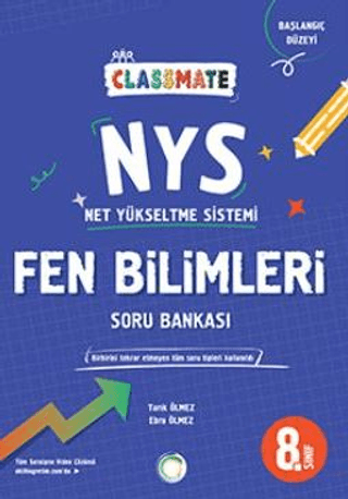 8. Sınıf Classmate Net Yükseltme Sistemi Fen Bilimleri Soru Bankası Ta