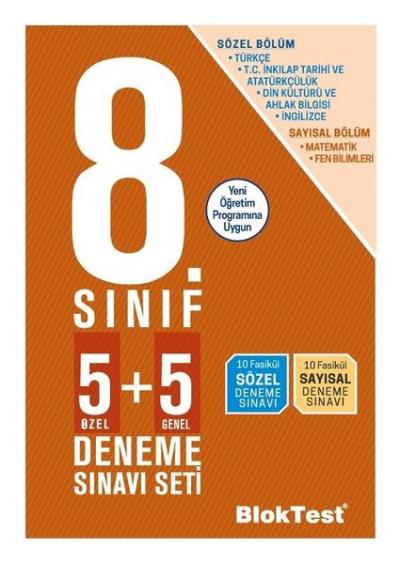 8.Sınıf Deneme Sınavı Seti 5+5 Kolektif