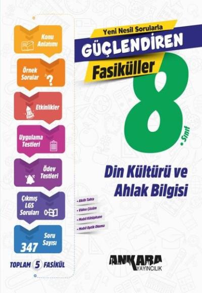 8. Sınıf Din Kültürü ve Ahlak Bilgisi Güçlendiren SET Fasiküller Kolek