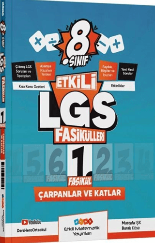 8. Sınıf Etkili LGS Fasikülleri Çarpan ve Katlar 1 Burak Köse