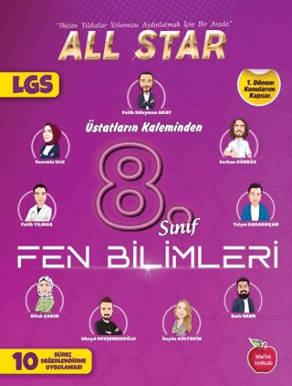 8. Sınıf Fen Bilimleri 1.Dönem 10 Süreç Değerlendirme Denemesi Üstatla