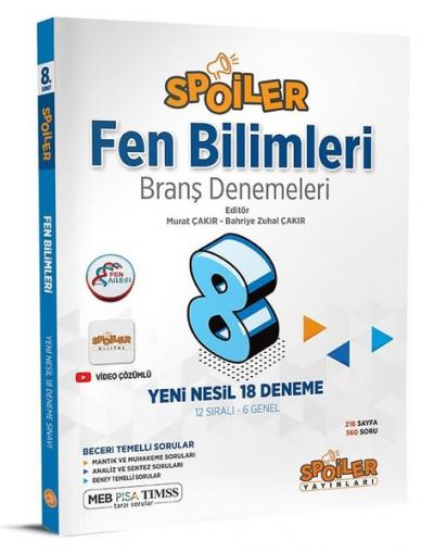 8.Sınıf Fen Bilimleri Branş Denemeleri Kolektif