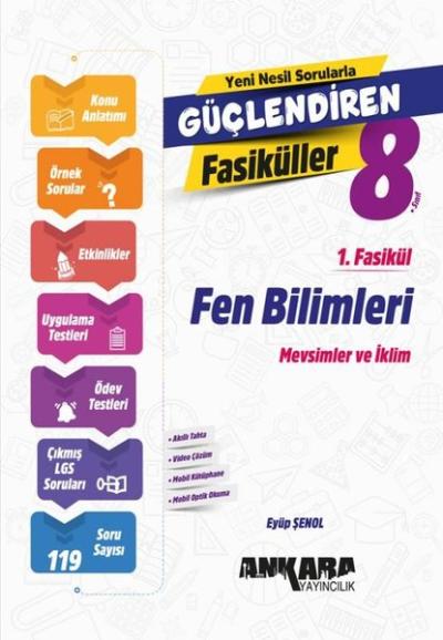 8. Sınıf Fen Bilimleri Güçlendiren 1. Fasikül Kolektif